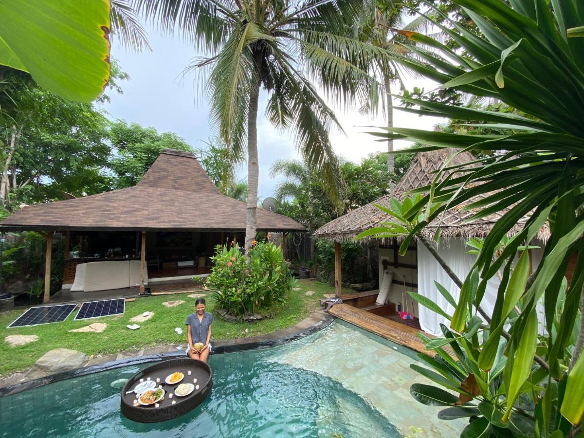Villa Bhuvana With Private Swimming Pool Gili Trawangan Exterior foto
